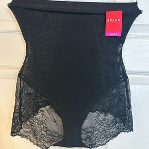 Spanx Black Lace Shaping Bodysuit